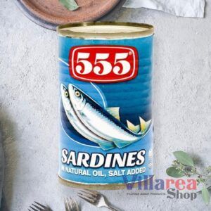 555 Sardines In Natual Oil 155g