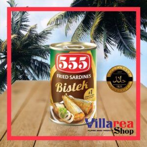 555 Sardines Bistek 155g