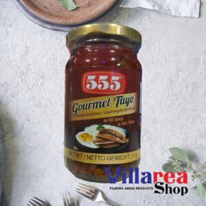 555 Gourmet Tuyo in Oil Spicy 210g