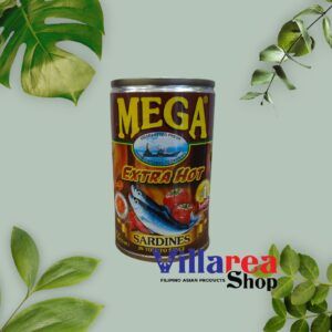 Mega Sardines Extra Hot w/Chili 155g
