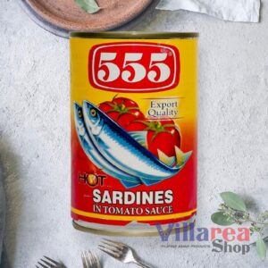 555 Sardines Hot 155g