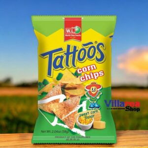 WL FOODS Tattoos Sweet Corn 30g