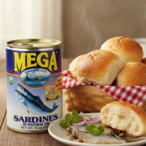 Mega Sardines in Natural Oil 155g